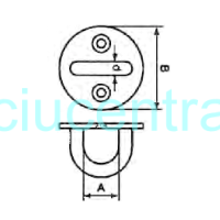 Nerūdijančio plieno kilpa apvali - įvairių dydžių Nerūdijančio plieno kilpa apvali - įvairių dydžių